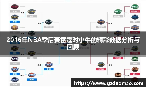 2016年NBA季后赛雷霆对小牛的精彩数据分析与回顾